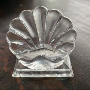 Baccarat Vintage Seashell Card Holder